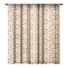 Sewzinski Magic Moths Single Panel Sheer Window Curtain - Deny Designs - image 3 of 4