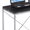 XIYUYEU Home Office Desk Modern Writing Desk with Gold Metal Legs for Office and Study - 2 of 4