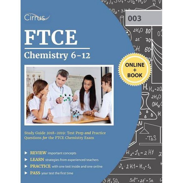 Ftce Chemistry 6 12 Study Guide 2018 2019 By Ftce Chemistry 6 12 Exam Paperback - 