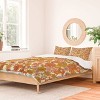 Jenean Morrison Checkered Past in Coral Duvet Cover Set Orange/Pink - Deny Designs - 2 of 4