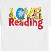 Men's - Dr. Seuss - The Cat In The Hat Book Cover Love Reading Short Sleeve Graphic T-Shirt - 2 of 4