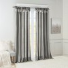 PAGED Faux Silk Blackout Curtains for Bedroom,Window Curtain Panel with Twisted Tab Top,Lined,Curtains for Living Room,Machine Washable - 2 of 4