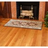ACHLA Designs 22"x44" Oriental Handmade Woven Hearth Rug Espresso: Floral Pattern, Wool Material, Indoor Use, Medium Pile - 4 of 4