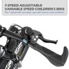 HOMEFUN 24 inch sporty balance kids bike with training wheels and stand Adjustable saddle Suitable - 4 of 4