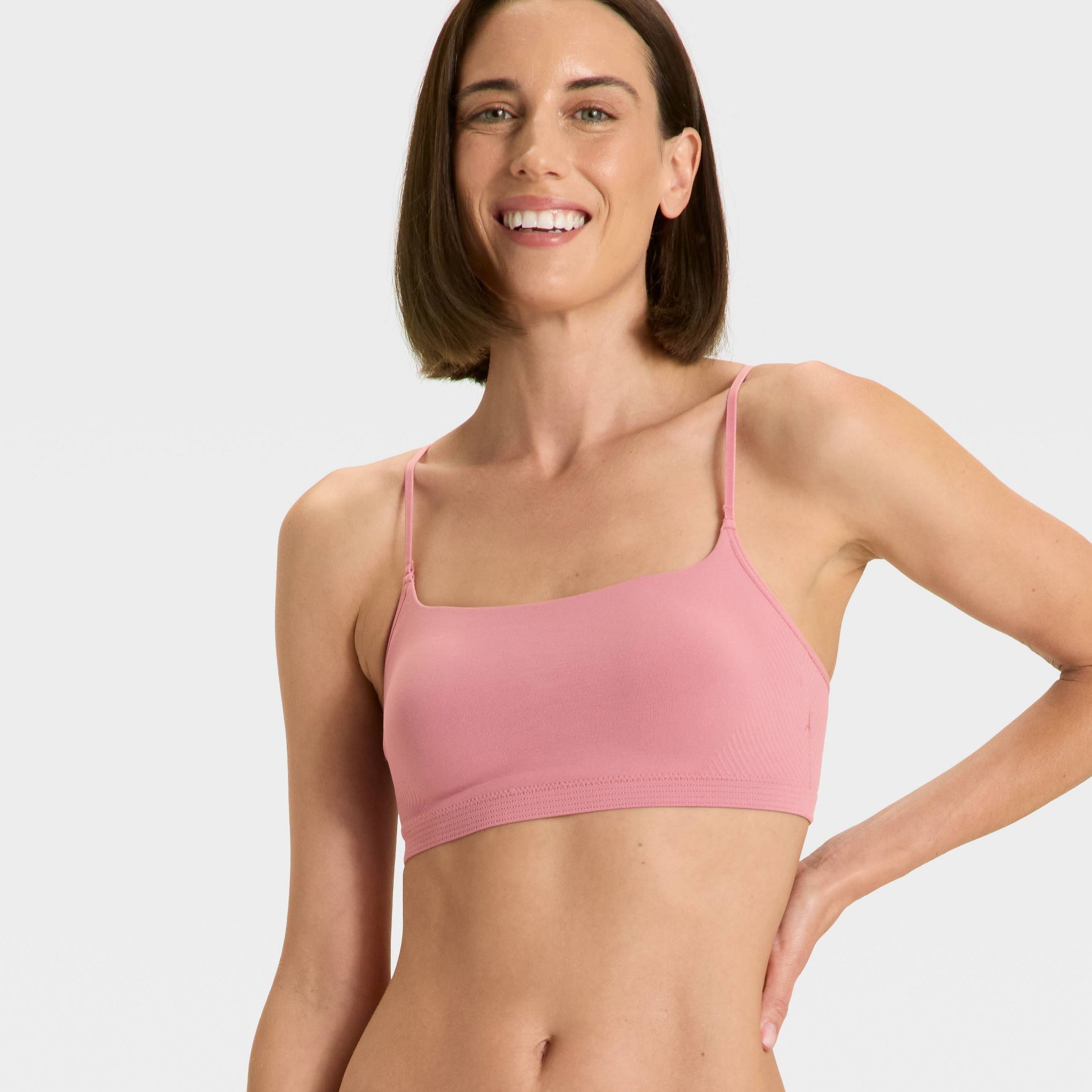 Women's Seamless Removeable Pad Bralette - Auden™ Mauve XXL