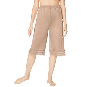 Comfort Choice Women's Plus Size Snip-To-Fit Culotte - 1 of 4