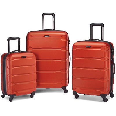 Samsonite Omni Hardside Luggage Nested Spinner Set (20"/24"/28") Burnt Orange (68311-1156)