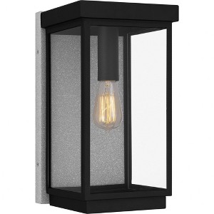 Quoizel Lighting Ezra 1 - Light Sconce in  Earth Black - 1 of 4
