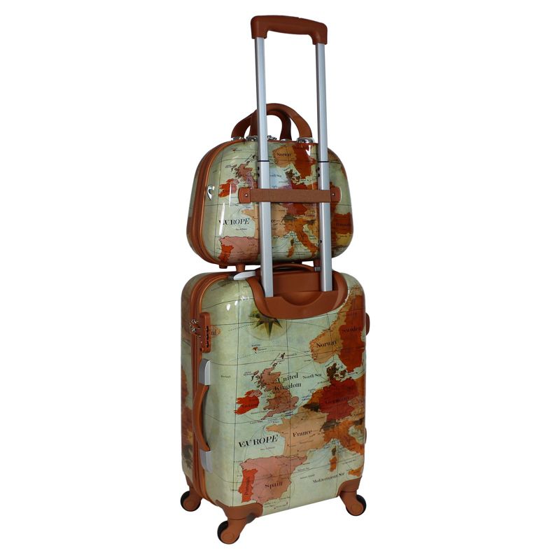 World Traveler Europe 4-Piece Expandable Spinner Luggage Set with TSA Lock, 3 of 9