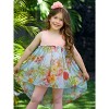 Coral Garden Hi-Lo Tunic and Legging Set Mia Belle Girls - 2 of 4
