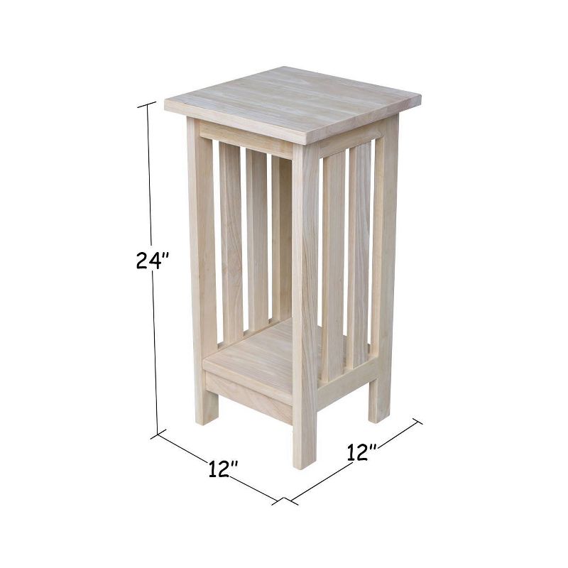 Mission Plant Stand Unfinished 24" - International Concepts, 5 of 11