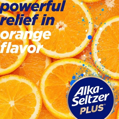 Orange Flavor Cold & Flu Fizzy Chewable Tablets
