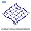 Unique Bargains Rubber Rope Cover Cargo Luggage Tie-Down Net with 6 Hooks 2 Pcs - 3 of 4