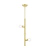 Livex Lighting Bannister 3 - Light Pendant in  Satin Brass - 3 of 4