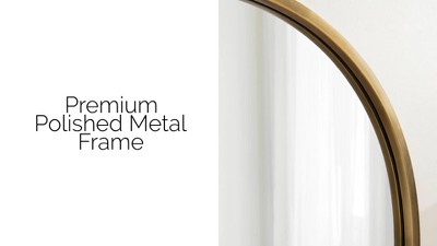 Rowla Silver Arched Vanity Wall Mirror 24x32