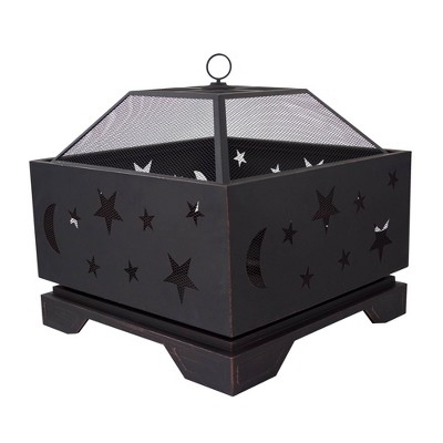 Pleasant Hearth Stargazer Square Fire Pit