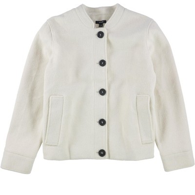 Alfani Womens Solid Bomber Jacket