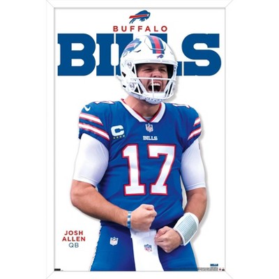 Josh Allen Riding a Buffalo - Josh Allen - Posters and Art Prints