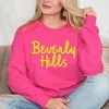 Simply Sage Market Women's Graphic Sweatshirt Beverly Hills Cursive - 2 of 4