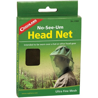 Coghlan's No-See-Um Head Net, Ultra Fine Mesh Stops Bugs, 1150 Holes Per Inch