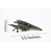 Collectible Wildlife Gifts | Alligator, 3 Juvenile Alligators, Rubber Toy Animal, Realistic Figure, Model,   Educational Gift,     2 1/2"    F1746 B77 - 2 of 4