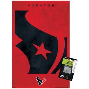 Trends International NFL Houston Texans - Logo 25 Unframed Wall Poster Prints - 1 of 4