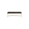 Meridian Furniture,Valley Chenille Fabric Bench - 3 of 4