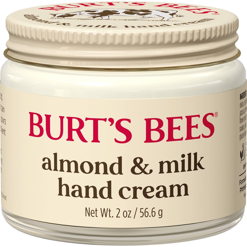Photos - Cream / Lotion Burts Bees Burt's Bees Almond & Milk Hand Cream - 2oz 