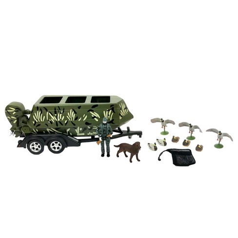 Big Country Toys 1/20 Duck Hunting Set With Boat, Hunter, Dog & Decoys 434  : Target