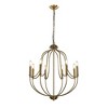 ALOADECOR 26'' 8-Light Modern Classic Candelabra Chandelier Farmhouse Candle Pendant Light For Living Room Dining Room - 3 of 4