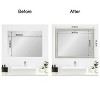 Amanti Art Mirror Makeover Bathroom Mirror Frame Border Kit - Fully Assembled Peel and Stick Frame - Mirror NOT Included - Flair Trim - 4 of 4