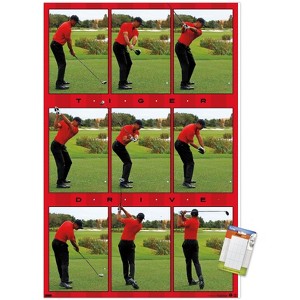 Trends International Tiger Woods - Drive Unframed Wall Poster Prints - 1 of 4