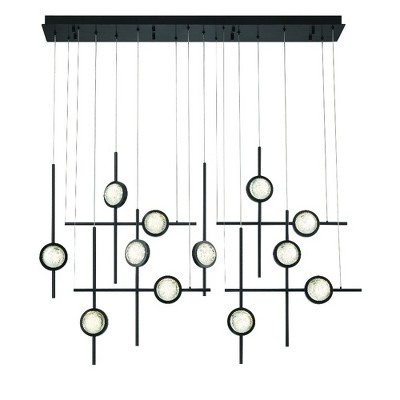 Eurofase Lighting Barletta 12 - Light Chandelier in  Black