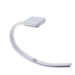 Evideco French Home Goods Wall Mounted Hand Towel Holder Bar Ring Stainless Steel - 1 of 4
