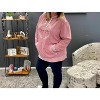 Women's Enjoy Life French Terry Hoodie - OLIVER & OTIS - 2 of 4