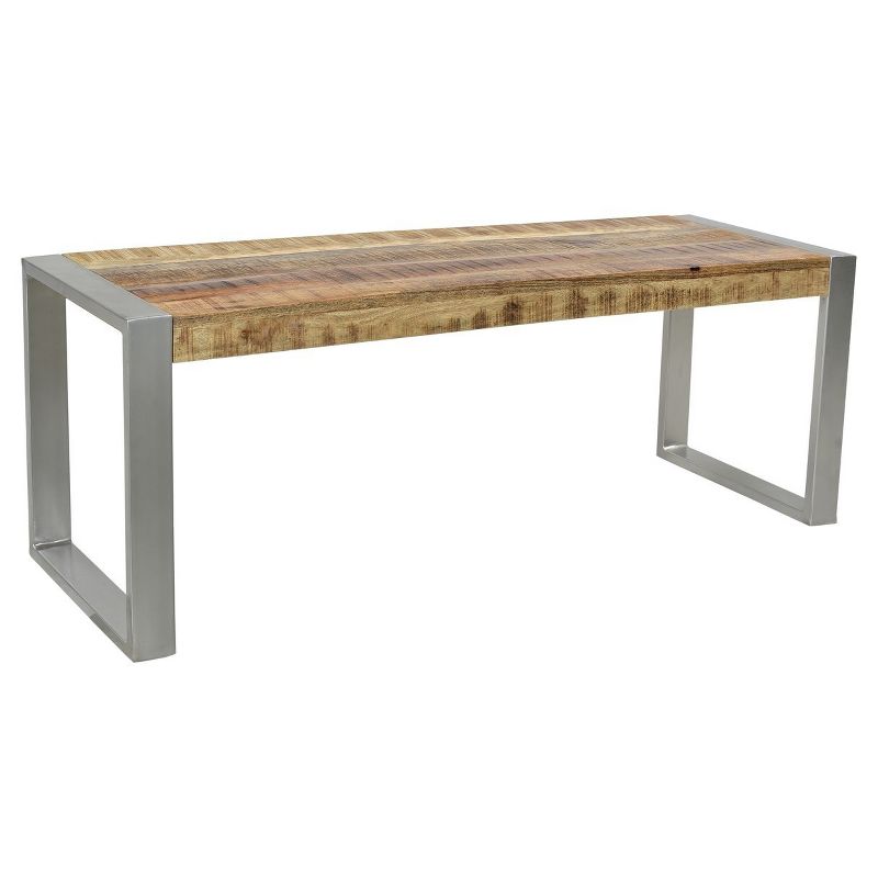 Reclaimed wood and Silver Metal - Bench - Timbergirl, 4 of 8