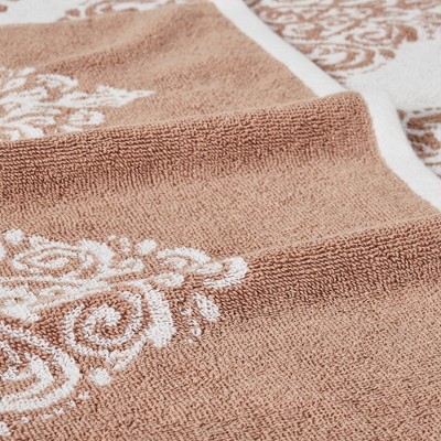 Tuscany Cotton 6-Piece Jacquard Bath Towel Set