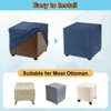 Unique Bargains Polyester Washable Stretch Thick Stool Protective Covers - 4 of 4