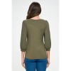 WEST K Women's Liz Three Quarter Sleeve Knit Top - 3 of 4