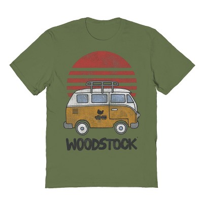 Woodstock Men's Bus 1 Short Sleeve Graphic Cotton T-Shirt
