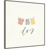30" x 30" Wash Dry Fold Repeat II by Jenaya Jackson Framed Canvas Wall Art Print - Amanti Art: Modern Decor, Polystyrene Frame - 2 of 4