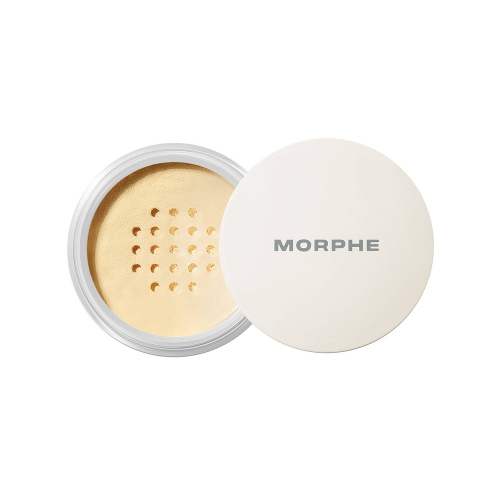Morphe Bake & Set Powder - Banana - 9g: Loose Powder, Semi-Matte Finish, Talcum-Free, For Normal & Oily Skin