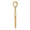 Black Bow Jewelry 14k Yellow Gold, Solid Oval Miraculous Medal Pendant - 2 of 4