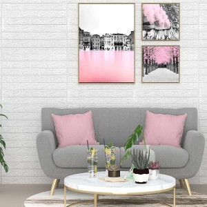 VidaXL 3D Wallpaper Bricks Self-adhesive 10 pcs White - 1 of 4