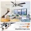 Parrot Uncle 52" Modern LED Ceiling Fan with Light and Remote Control - 3 of 4