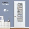 Smart Hanging Shelves Over The Door Organizer Storage for Closet, Behind Door Organizer with 5 Mesh Pockets Organizer 40 Lbs Load 5 Layers - 3 of 4