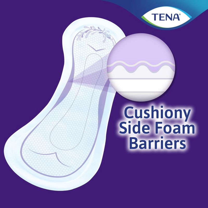 TENA Intimates Bladder Control & Postpartum for Women Incontinence Pads - Overnight Absorbency - Extra Coverage, 5 of 8