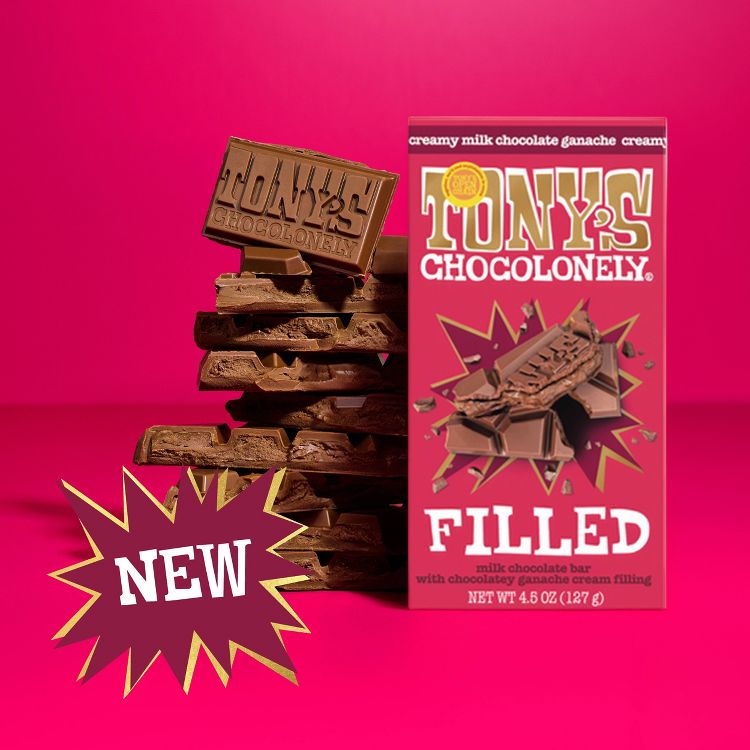 Tony's Chocolonely Creamy Chocolate Ganache Filled Bar Chocolate - 4.5oz, 3 of 6