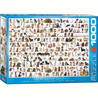 Eurographics Inc. The World of Dogs 1000 Piece Jigsaw Puzzle