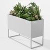 Wooakway Outdoor/Indoor/Decor Metal Raised Garden Beds Planter Boxes Planter Pots Cachepots Nursery Pots - 3 of 4